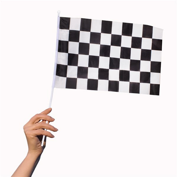 Checkered 12"x18" Flags