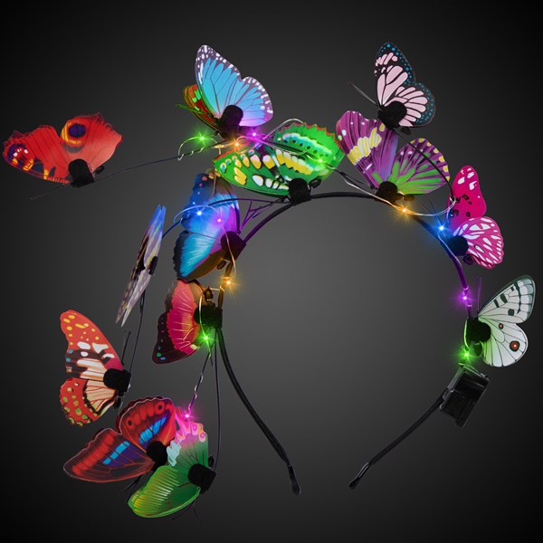 LED Butterfly Headband
