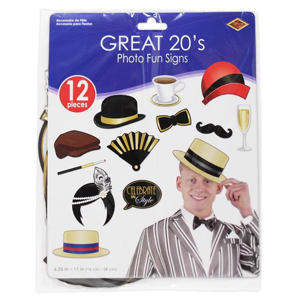 Roaring 20's Photo Booth Prop Kit