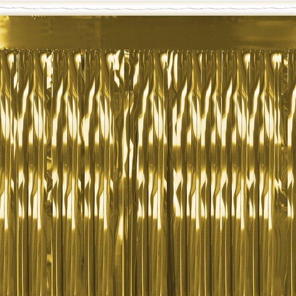 Gold Fringed Table Skirt