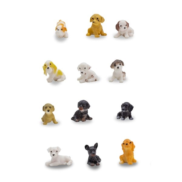 Mini 1" Dog Toy Figures
