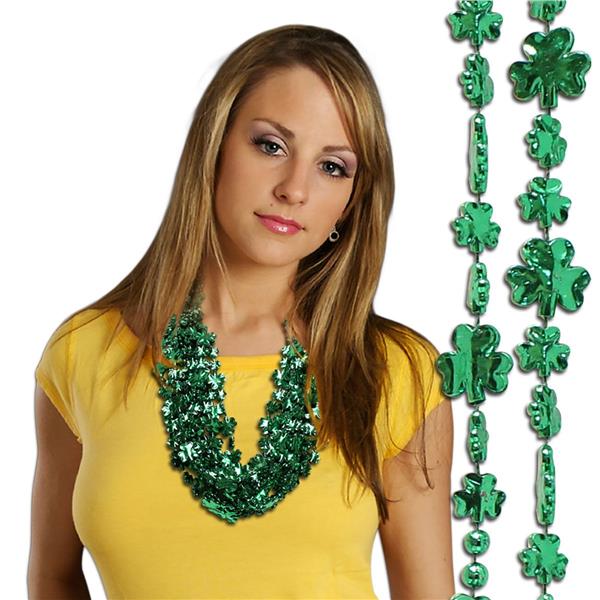 Shamrock Bead Necklaces
