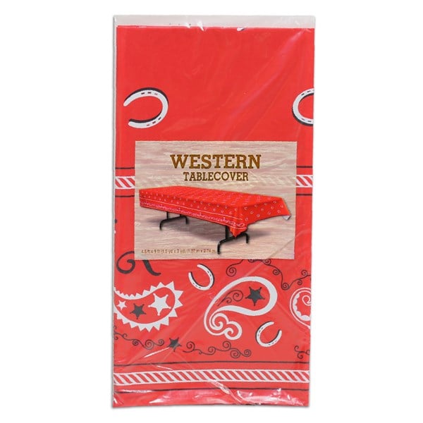 Red Bandana Table Cover