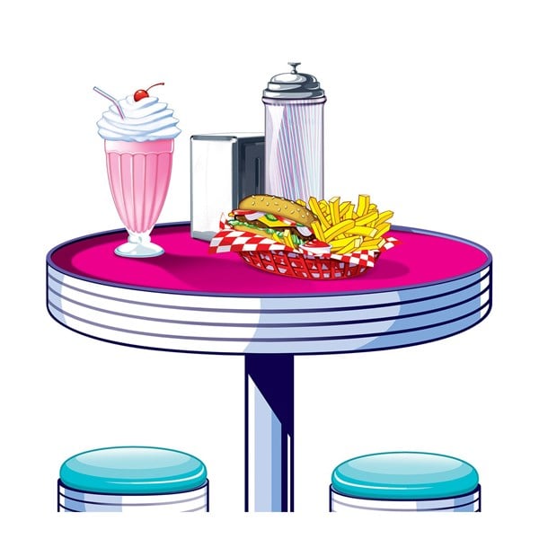 Soda Shop Table Props