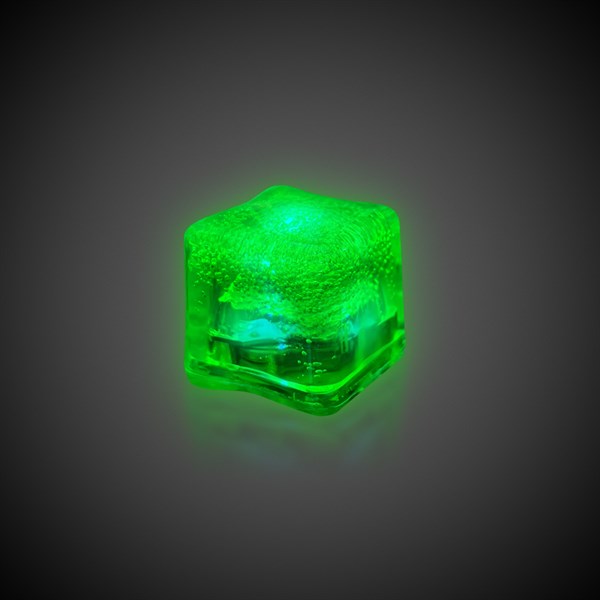 Neon Green LED Ice Cubes