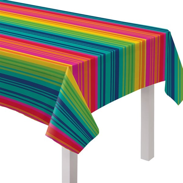 Serape Stripe Vinyl Table Cover