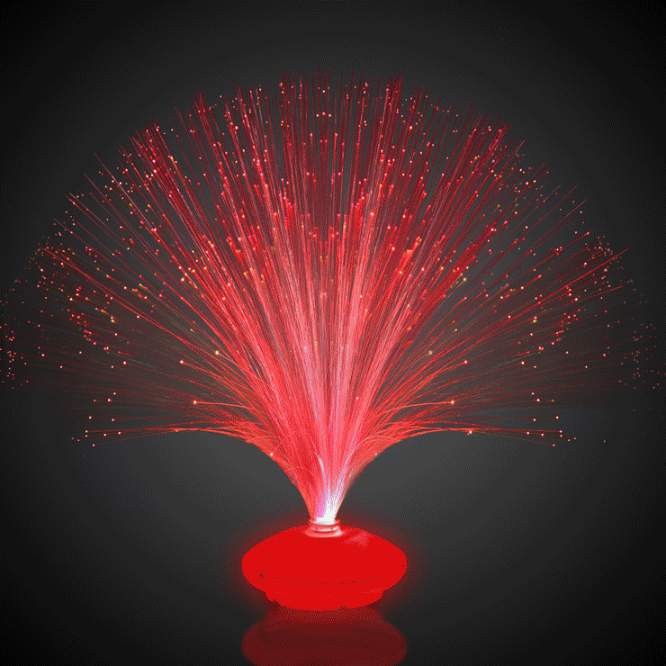 LED Fiber Optic 12" Centerpiece
