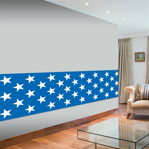 Patriotic Stars Room Roll