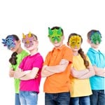 Dinosaur Foam Masks