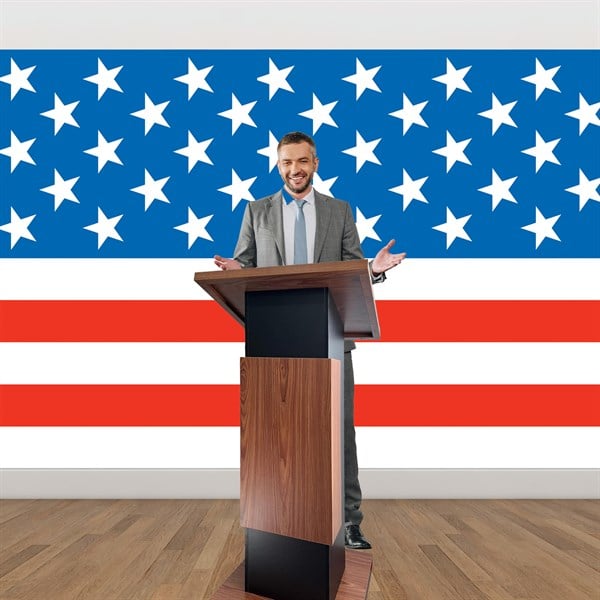 Patriotic Stars Room Roll