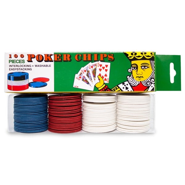 Red, White & Blue Poker Chips
