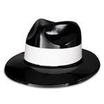 Black Gangster Fedora Hats