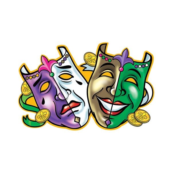 Mardi Gras Jumbo Cutouts