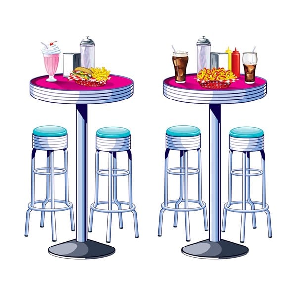 Soda Shop Table Props