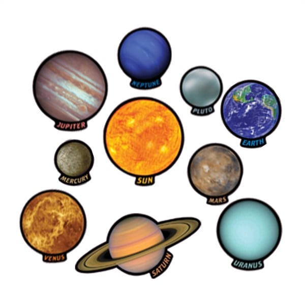 Solar System Window Clings