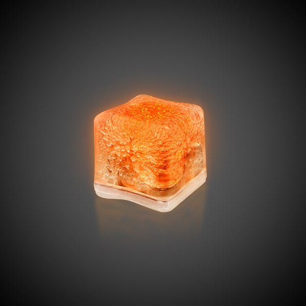 Orange LED Ice Cubes