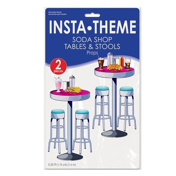 Soda Shop Table Props
