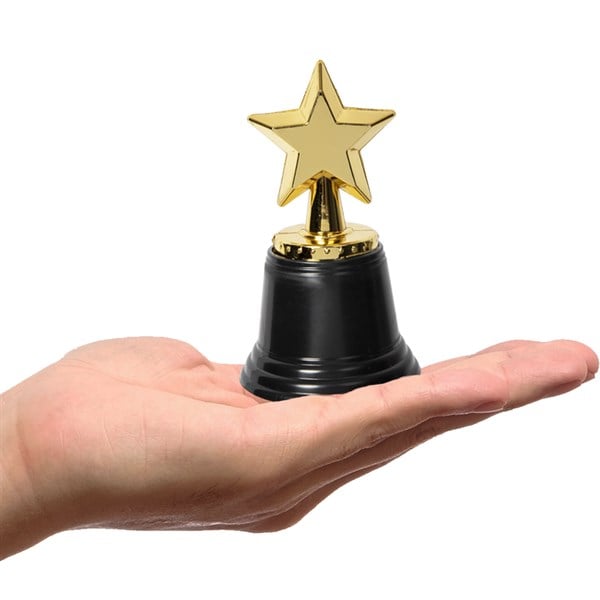 Gold Star Award Trophy