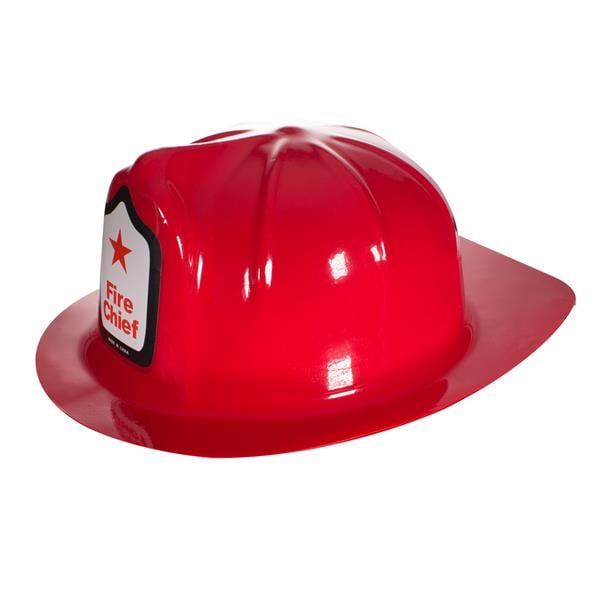 Red Plastic Fire Helmets