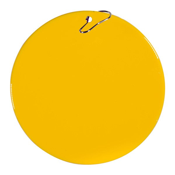 Yellow Plastic 2 1/2" Medallion
