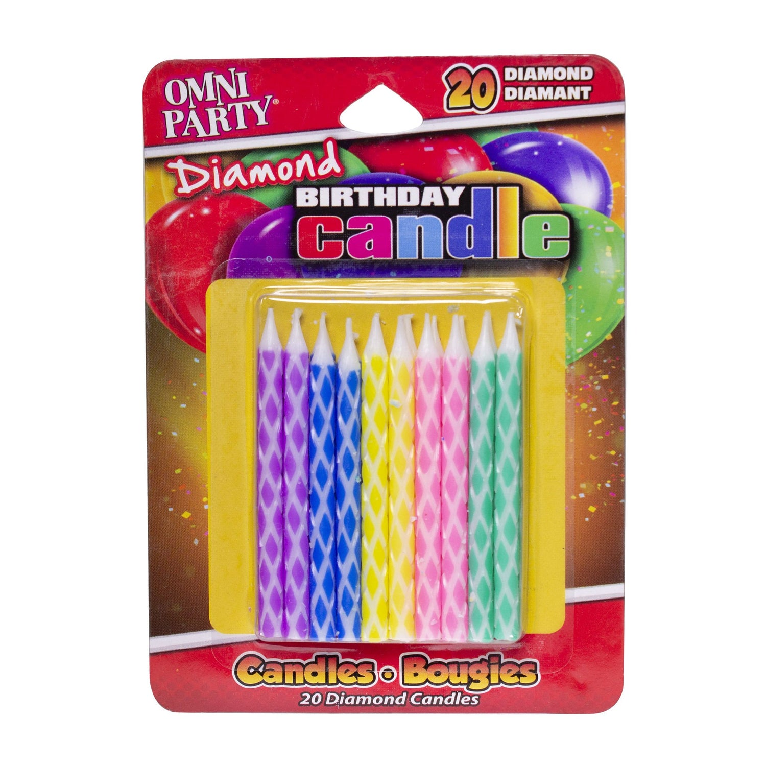 Assorted Diamond Birthday Candles