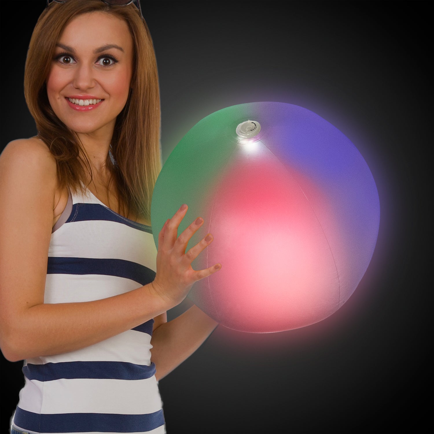 LED Multi-Color 14" Beach Ball