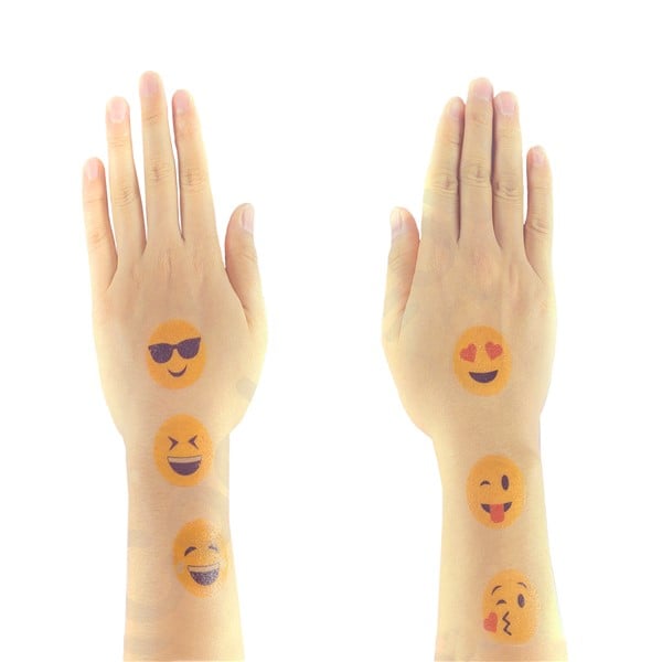 Emojicon Temporary Tattoos