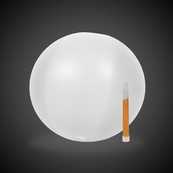 Glow in the Dark 12" Yellow Beach Ball