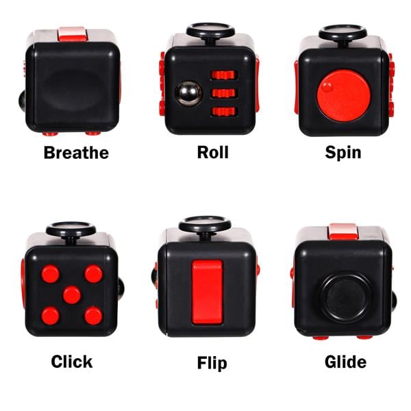 Black & Red Focus Cube