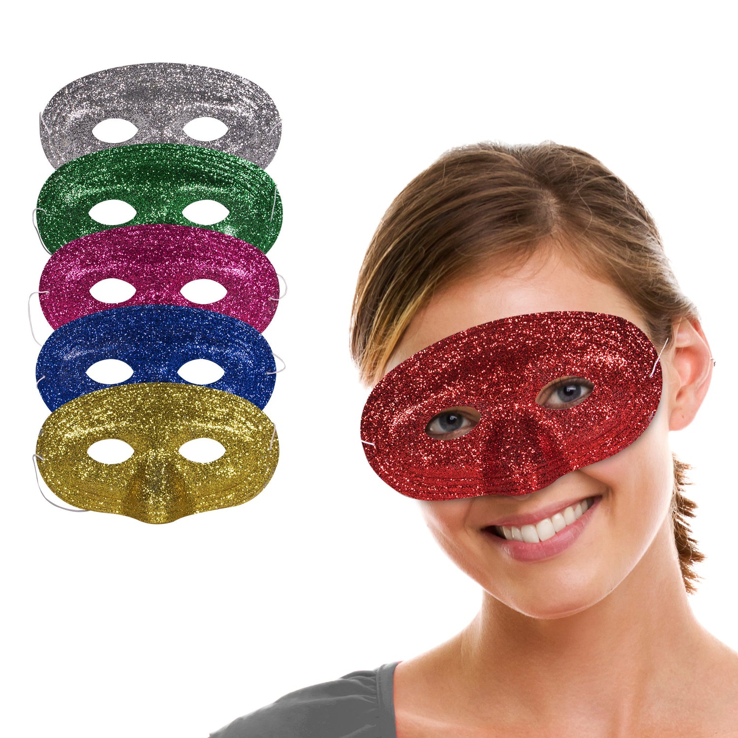 Glitter Half Masks