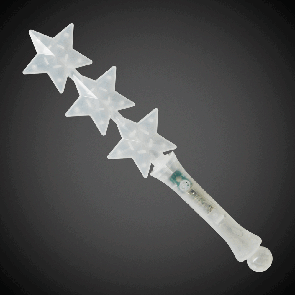 LED Triple Star Wand