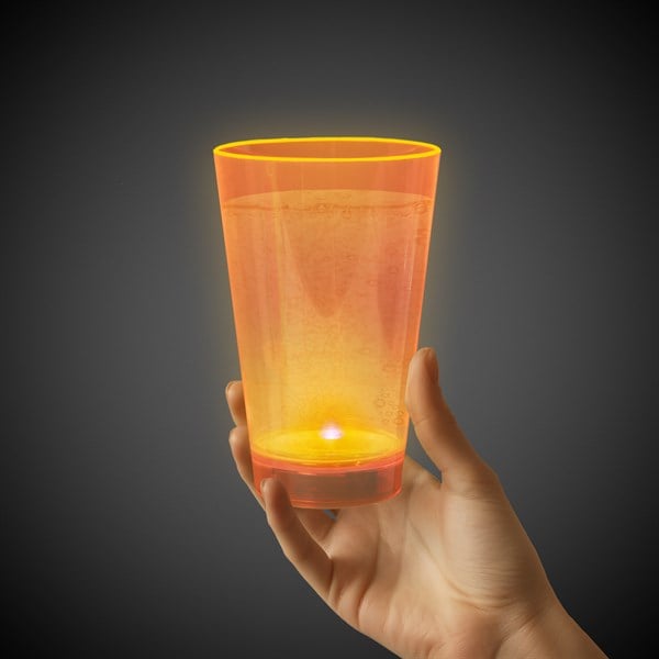 Neon Orange LED 12 oz. Cup