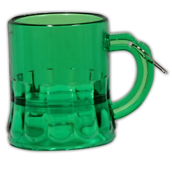 Mini Green Beer Mug Medallion