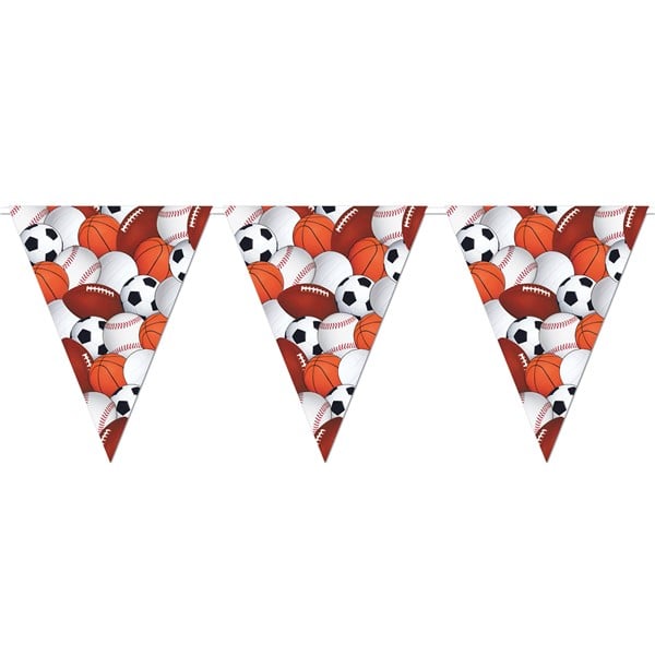Sports Pennant Banner