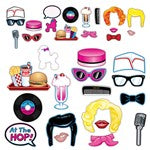 50's Photo Booth Props