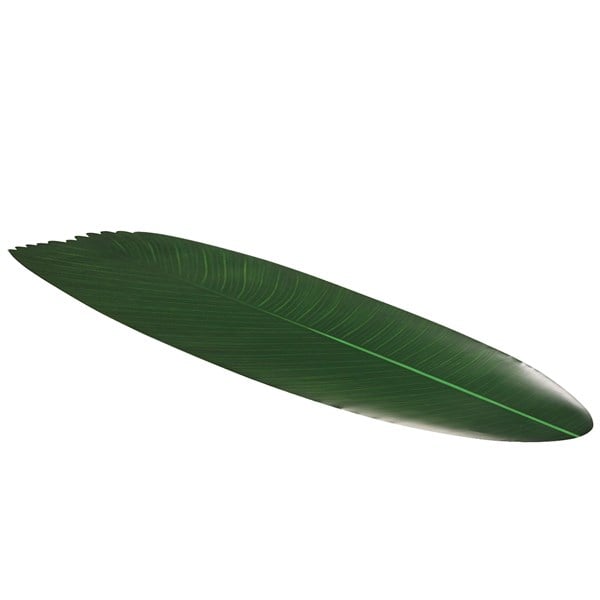 Green Tropical Leaf  42" Table Runner