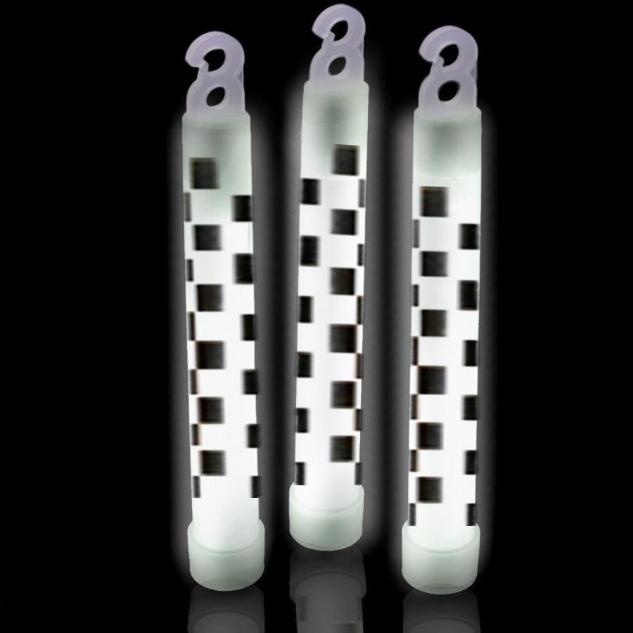 Checkered Flag 6" Glow Sticks