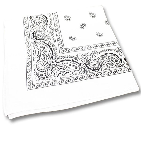 White Cotton Bandanas