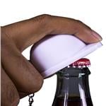 Blue Construction Hat Bottle Opener Keychain