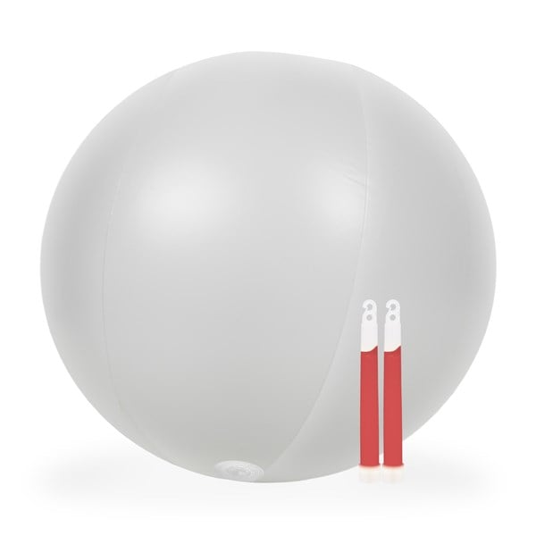 Glow in the Dark Red 24" Beach Ball