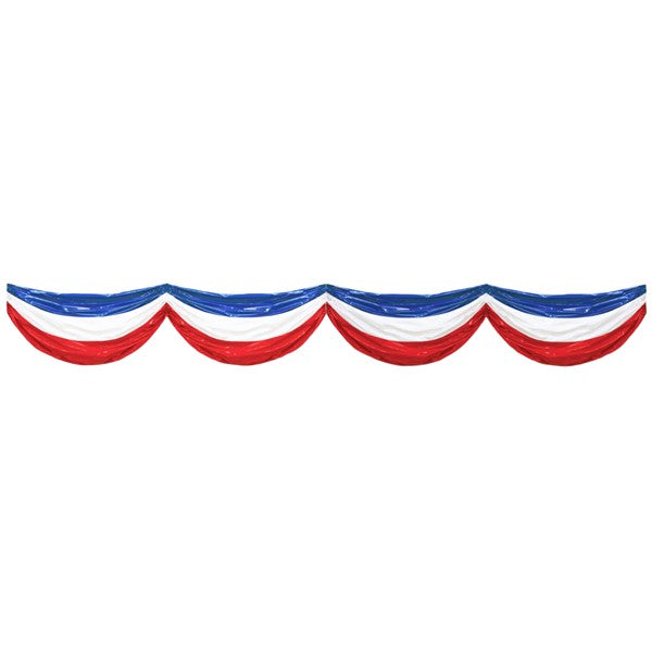 Patriotic Plastic 15' Bunting