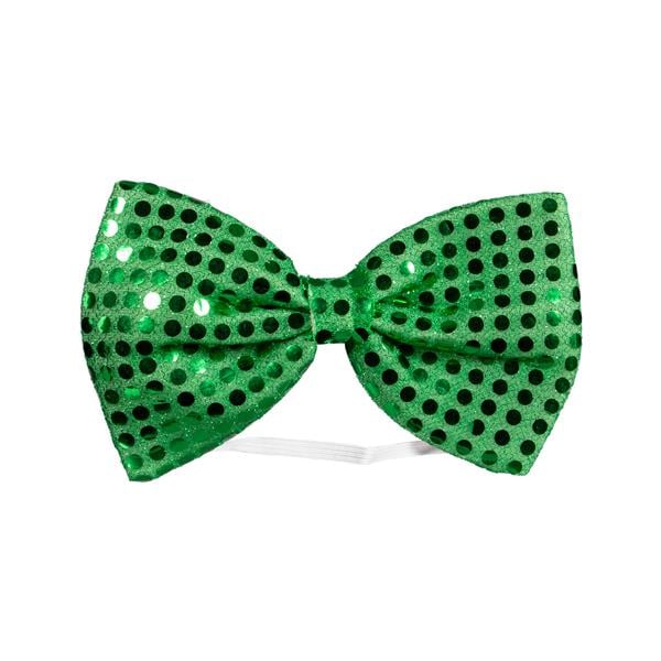 Green Sequin Bow Tie