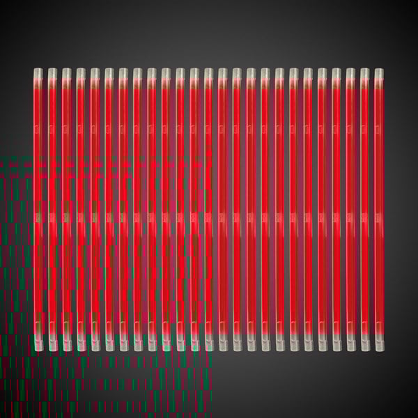 Red 9" Glow Straws