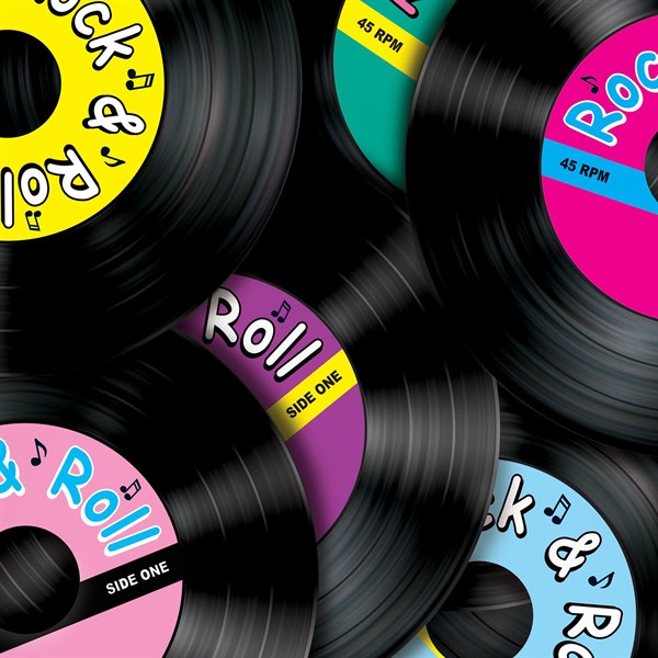 Rock & Roll Table Runner