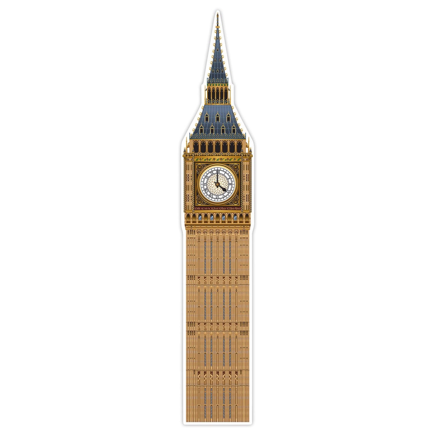 Green Big Ben Jointed Cutout