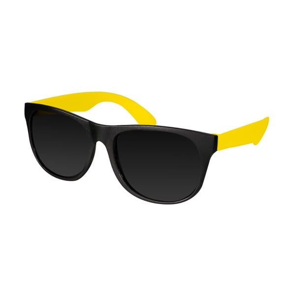 Neon Yellow Retro Sunglasses