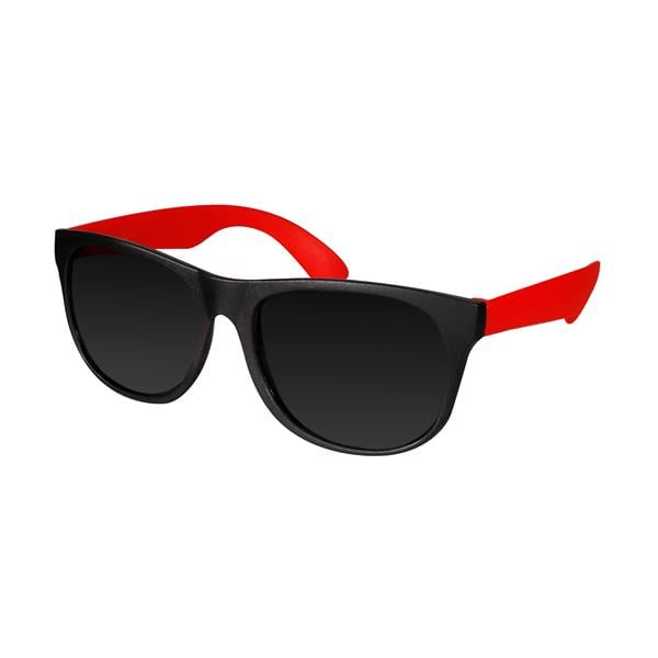 Neon Red Retro Sunglasses