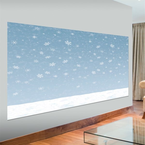 Blue Winter Sky 30' Backdrop