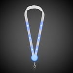 Blue LED Lanyard
