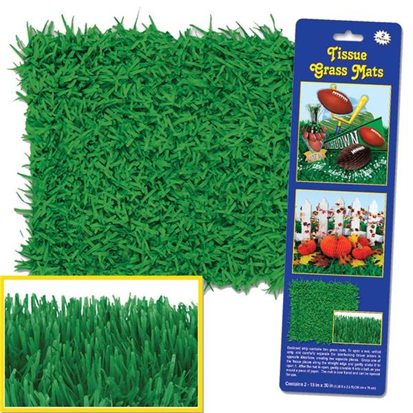 Green Tissue Grass Mats